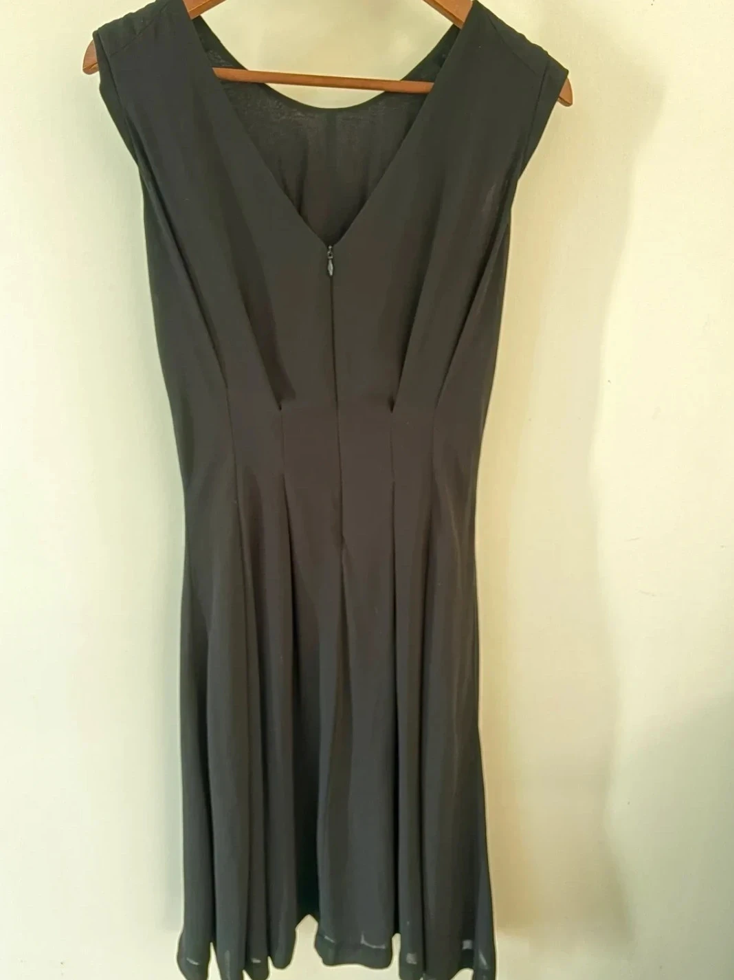 Vestido negro Comptoir des Cotonniers T34 espalda en V elegante para la noche – photo 3